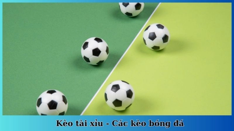 Kèo tài xỉu - Các kèo bóng đá