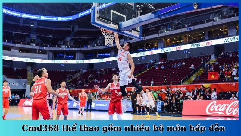Cmd368 thể thao gồm nhiều bộ môn hấp dẫn