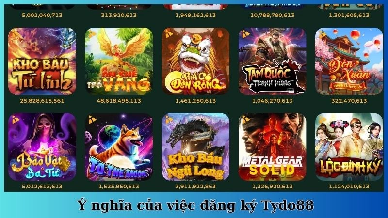 Ý nghĩa của việc đăng ký Tydo88