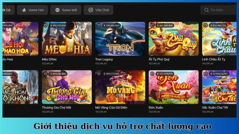 Giới thiệu dịch vụ hỗ trợ chất lượng cao